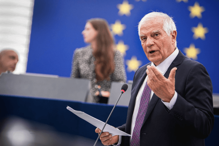 Josep Borrell, șeful diplomației europene, denunță atacurile recente ale Rusiei asupra Ucrainei.