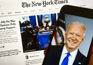Joe Biden într-o poză oficială, întruchipând determinare și leadership în timpul mandatului său prezidențial.
